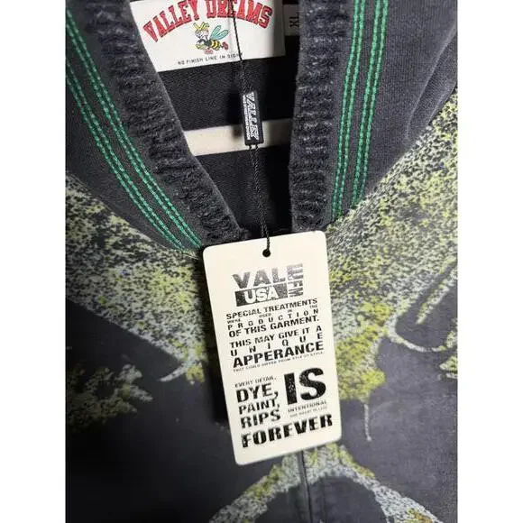 VALE Lives Forever “Gravedigger” Zip Up Hoodie [COPY]